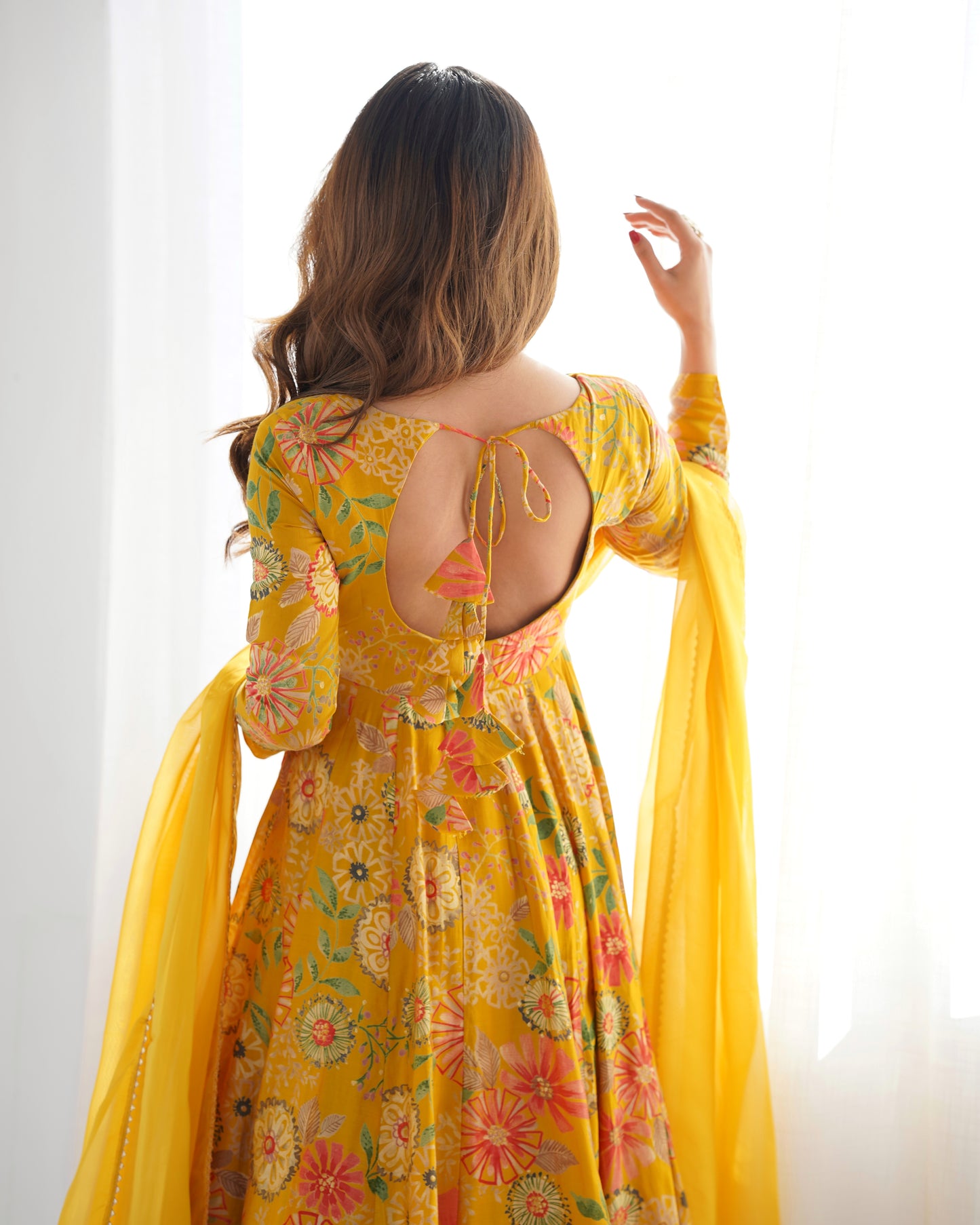 Premium Quality Rani Yellow Kediya Plazzo Suit Set
